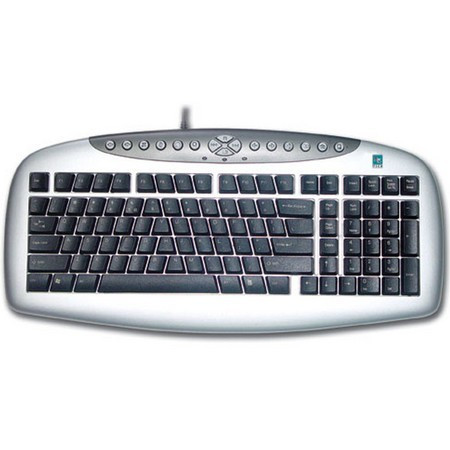 Клавиатура , A4 Tech KBS-21, 104/105 keys, multimedia, AntiRSI ,KeyBoard/PS/2