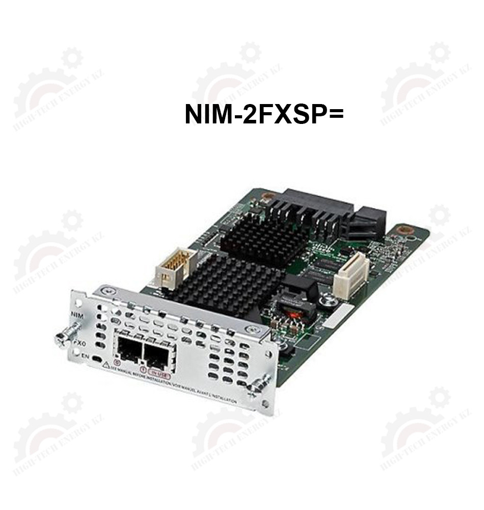 2-Port Network Interface Module - FXS, FXS-E and DID