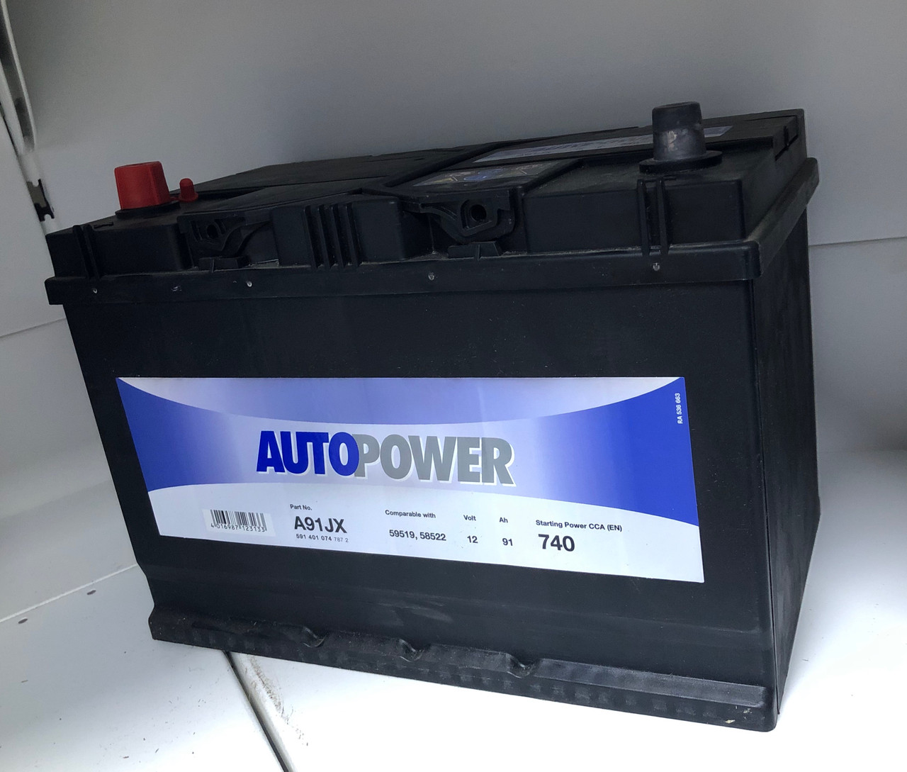 Аккумулятор для автомобиля AUTOPOWER 91 Ah 591 400 074