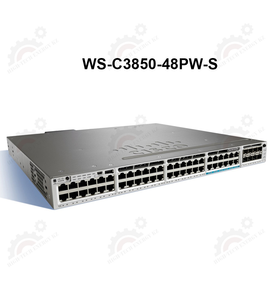 Cisco Catalyst 3850 48 Port Full PoE w / 5 AP license IP Base