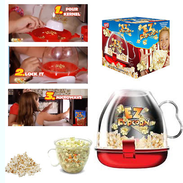 Чаша для приготовления попкорна в микроволновке EZ PopCorn