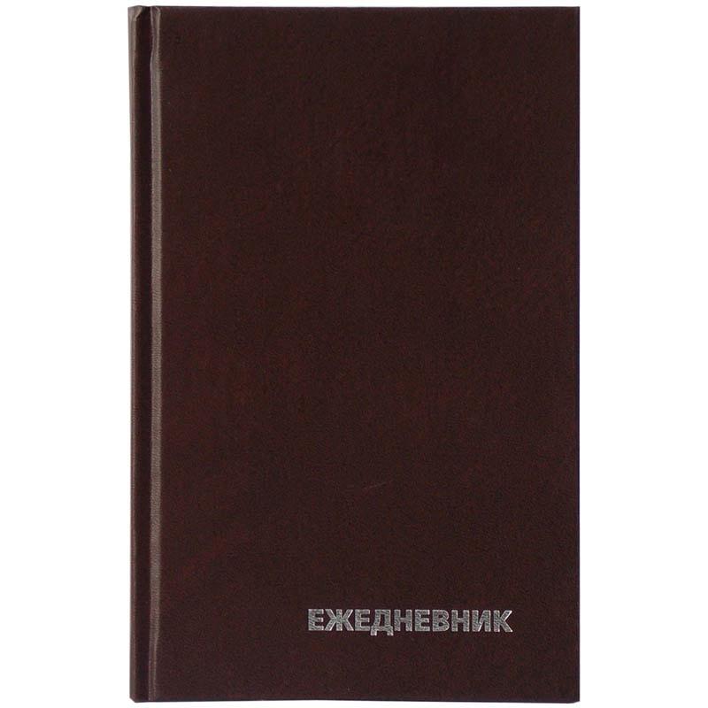 Ежедневник недатированный, A5, 160л., бумвинил, OfficeSpace, бордовый - фото 1 - id-p67130004