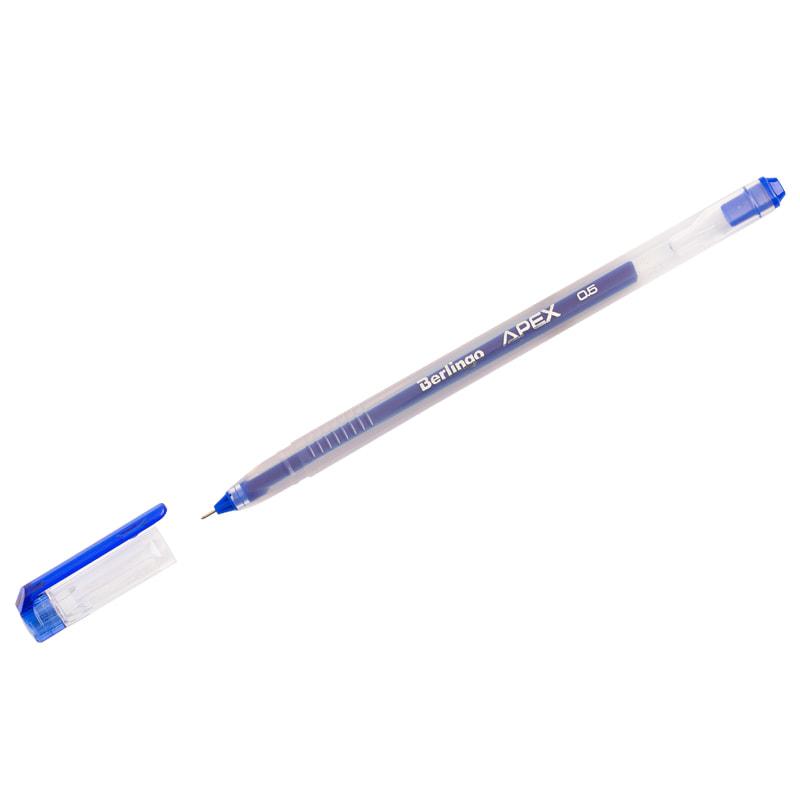 Ручка гелевая Berlingo "Apex", синяя, 0,5мм - фото 1 - id-p67130009