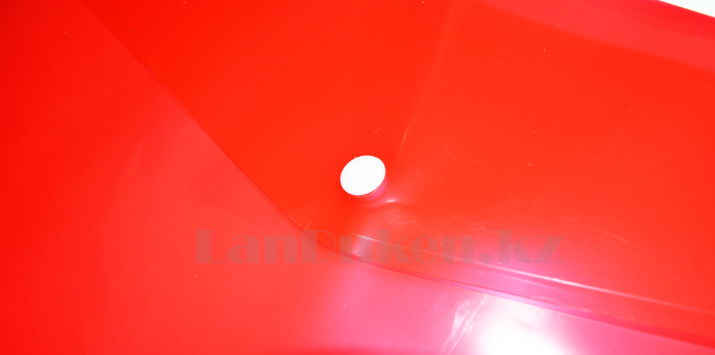 Папка конверт на кнопке А3 пластиковая 44*33.5 см (красная) - фото 3 - id-p67142283