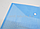Папка конверт на кнопке А4 My clear bag (голубая), фото 5