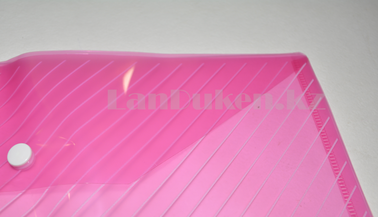 Папка конверт на кнопке А4 (розовая) HK0206 - фото 3 - id-p67142354