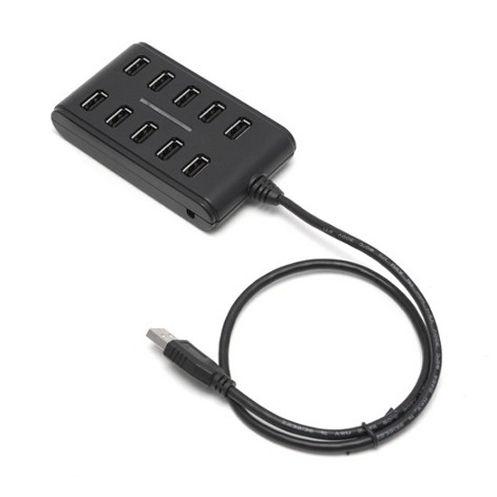 DELUXE DUH10001BK USB Расширитель 10 Портов