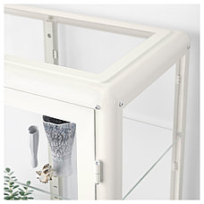 Шкаф-витрина ФАБРИКОР белый ИКЕА, IKEA, фото 3