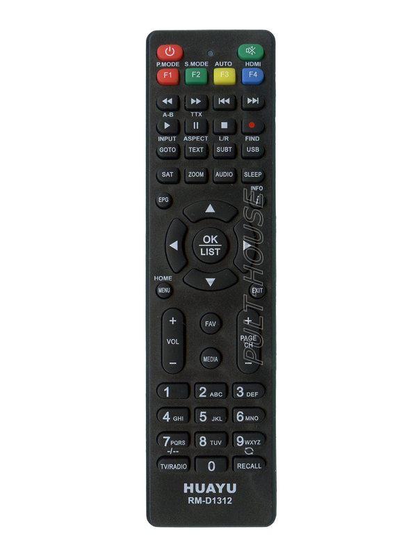 Пульт Универсальный RM-D1312 (TV/LCD/LED+DVB-T2+SAT+DVD+BD) Huayu