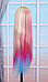 Голова-манекен (аниме) разноцветный волос искусственный - 60 см, фото 4