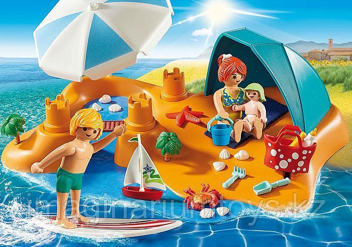 Детский Конструктор Playmobil «Семья на пляже»