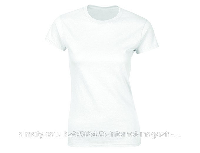 Футболка женская с О-образным вырезом, 180гр, 95% хлопок 5% спандекс