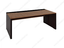 Письменный стол со стеклянной вставкой 7011/С