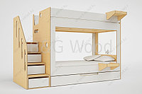 Кровать двухъярусная Splitter  со ступеньками, фото 1