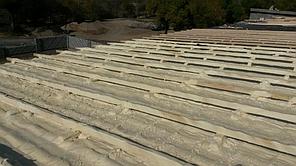 Утепление кровли склада ППУ 5