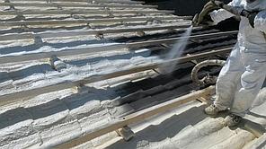 Утепление кровли склада ППУ 8