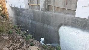 Утепление фундамента ППУ 2