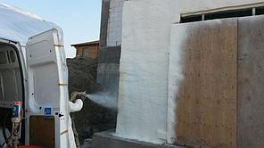 Утепление фундамента ППУ 12