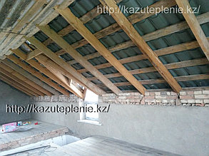 Утепление мансарды ППУ 1