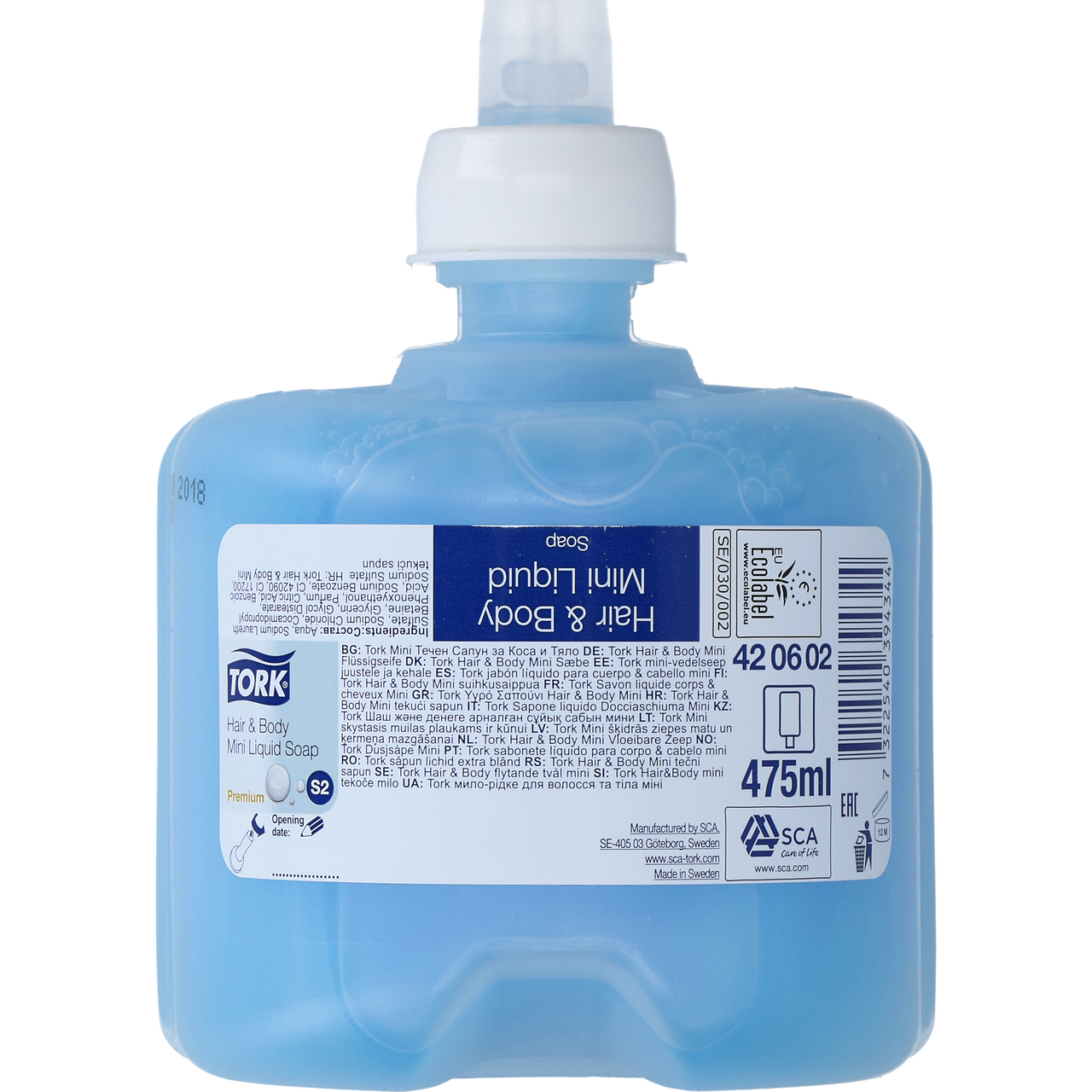 Tork Premium жидкое мыло мини для тела и волос 420602 - фото 3 - id-p43259831