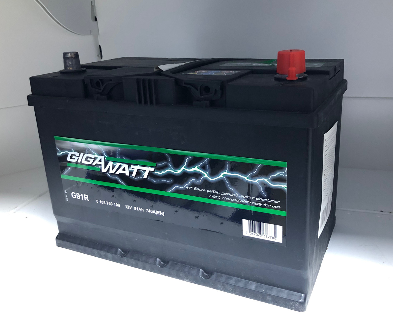 Аккумулятор GIGAWATT 91 Ah 591 400 074