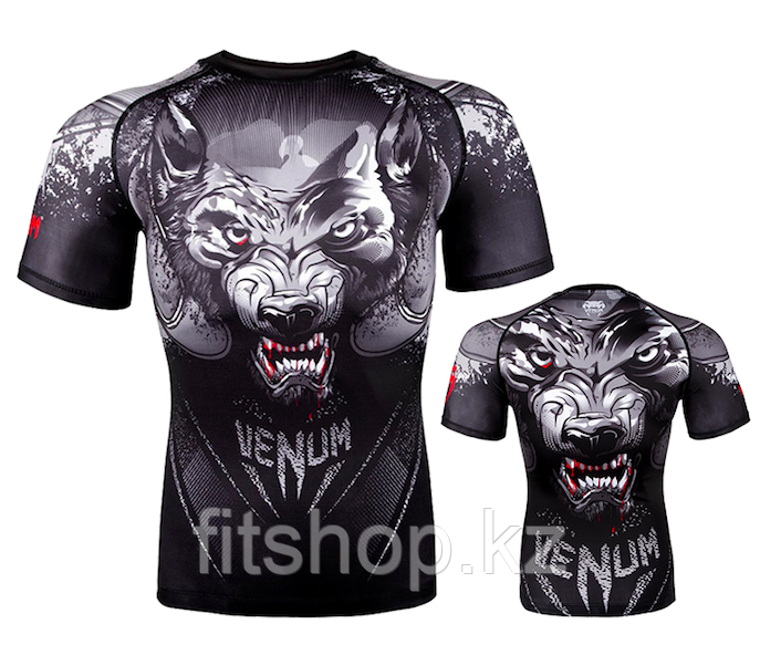 Рашгард Venum  Werewolf Black/Grey (Только Верх)