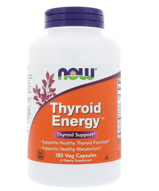 Now Foods, Thyroid Energy, 180 растительных капсул