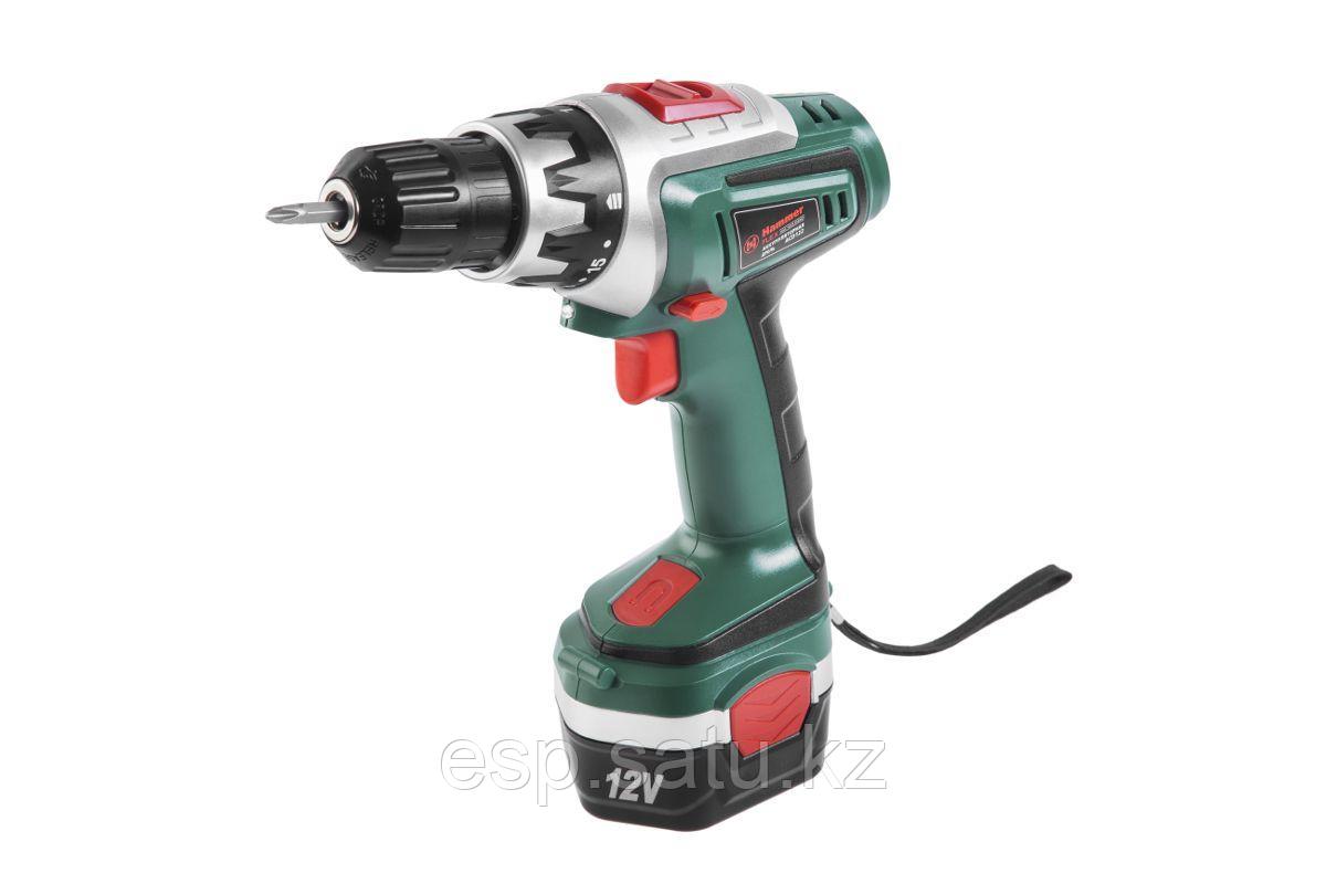 Дрель аккумуляторная HAMMER ACD122 (2 акк)