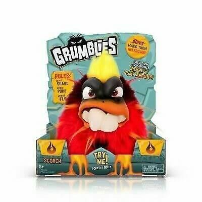 Игрушка интерактивная Grumblies Plush Interactive Red Toy Meltdown