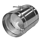 Шибер ( заслонка ) круглый воздушный вентиляционный серия 5.904-13 производство Казахстан, фото 7