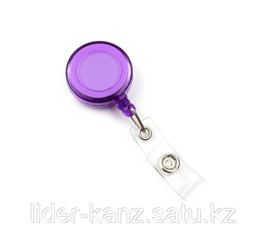 Шнурок для бейджа фиолетовый - фото 3 - id-p67228924