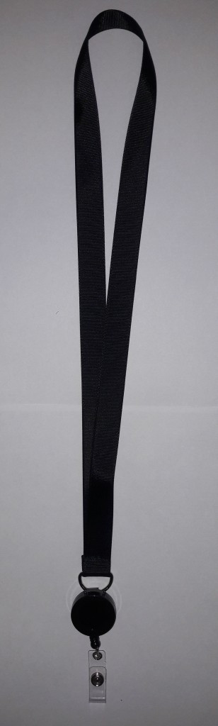 Шнурок для бейджа черный - фото 2 - id-p67228929