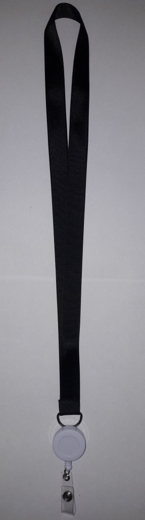 Шнурок для бейджа черный - фото 2 - id-p67228951