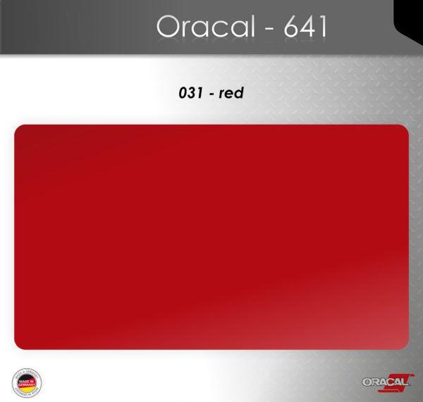Пленка Оракал 641/красный (031)