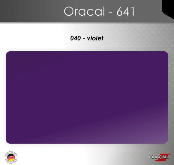 Пленка Оракал 641/фиолетовый (040)