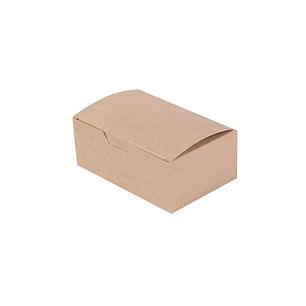EcoFast food box, S- контейнер бумажный,размер: 115*75*45 мм.РФ, фото 2