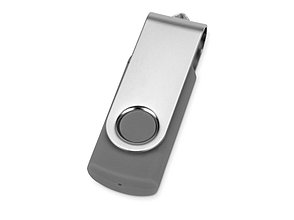 Флеш-карта USB 2.0 8 Gb Квебек, серый, фото 2