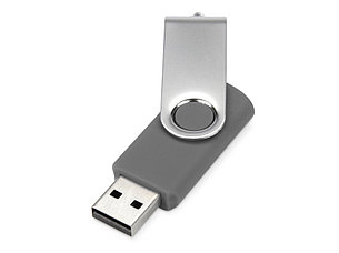 Флеш-карта USB 2.0 8 Gb Квебек, серый, фото 2