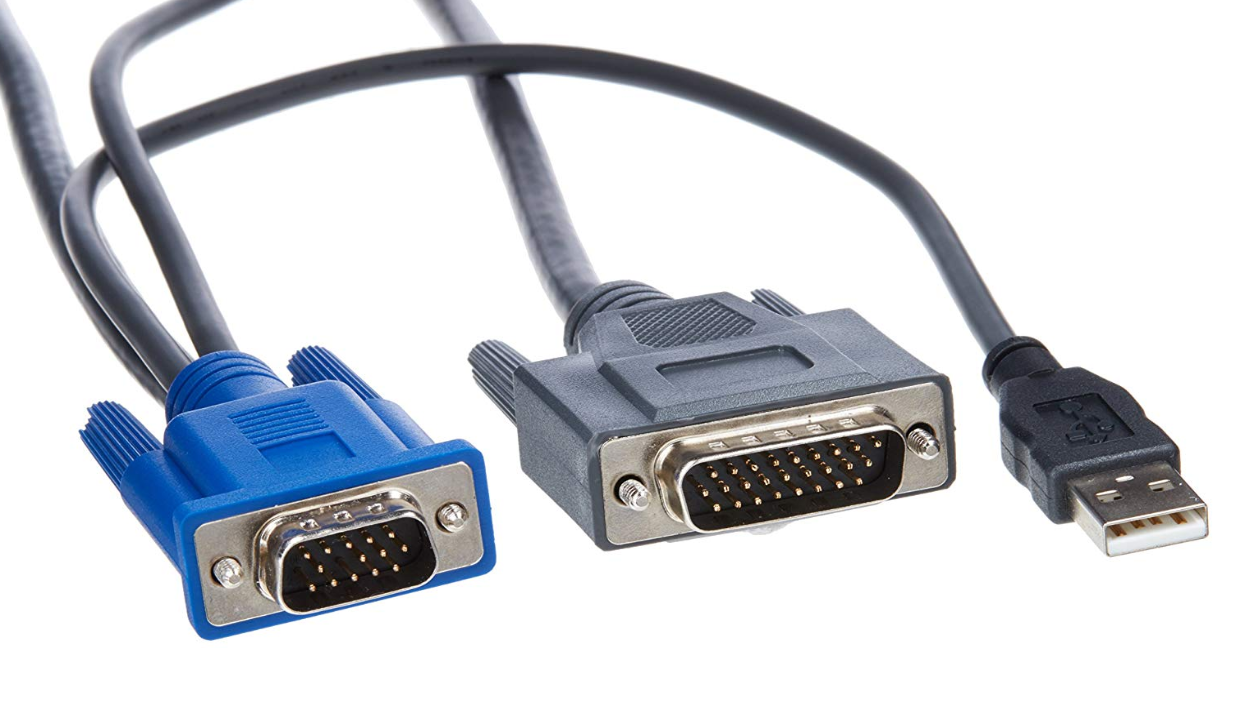 Кабель HP 1*4 KVM Console 6ft USB Cable - фото 1 - id-p67233046