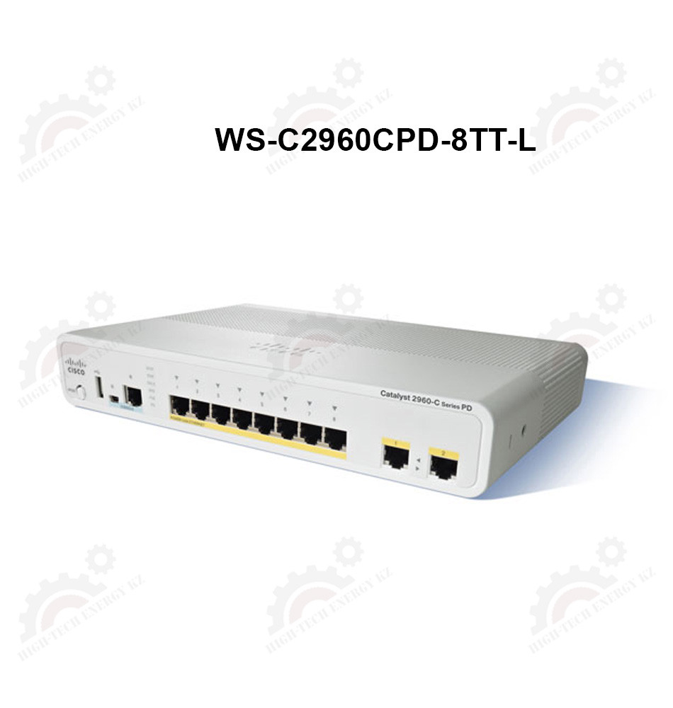 Catalyst 2960C PD Switch 8 FE, 2 x 1G, LAN Base - фото 1 - id-p67032321