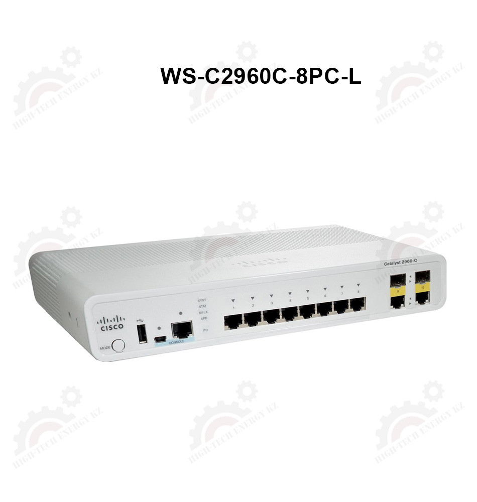 Catalyst 2960C Switch 8 FE PoE, 2 x Dual Uplink, Lan Base