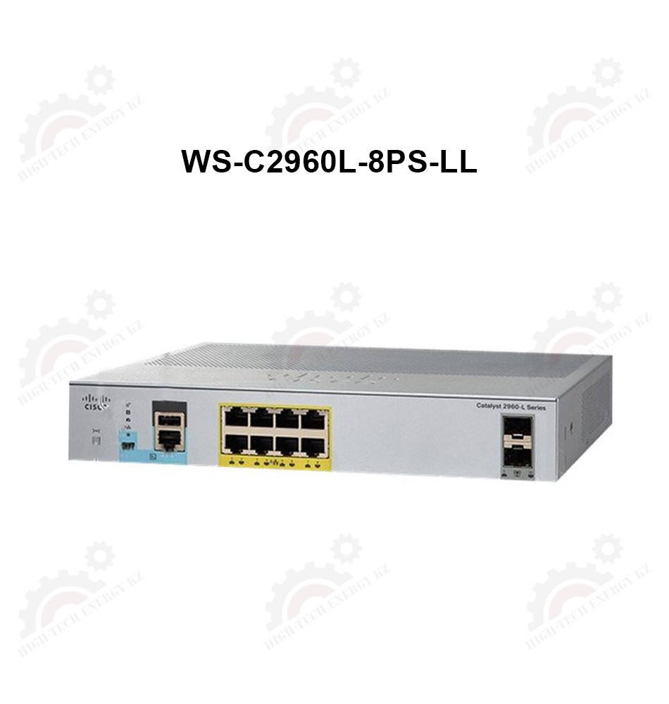 Catalyst 2960L 8 port GigE with PoE, 2 x 1G SFP, LAN Lite