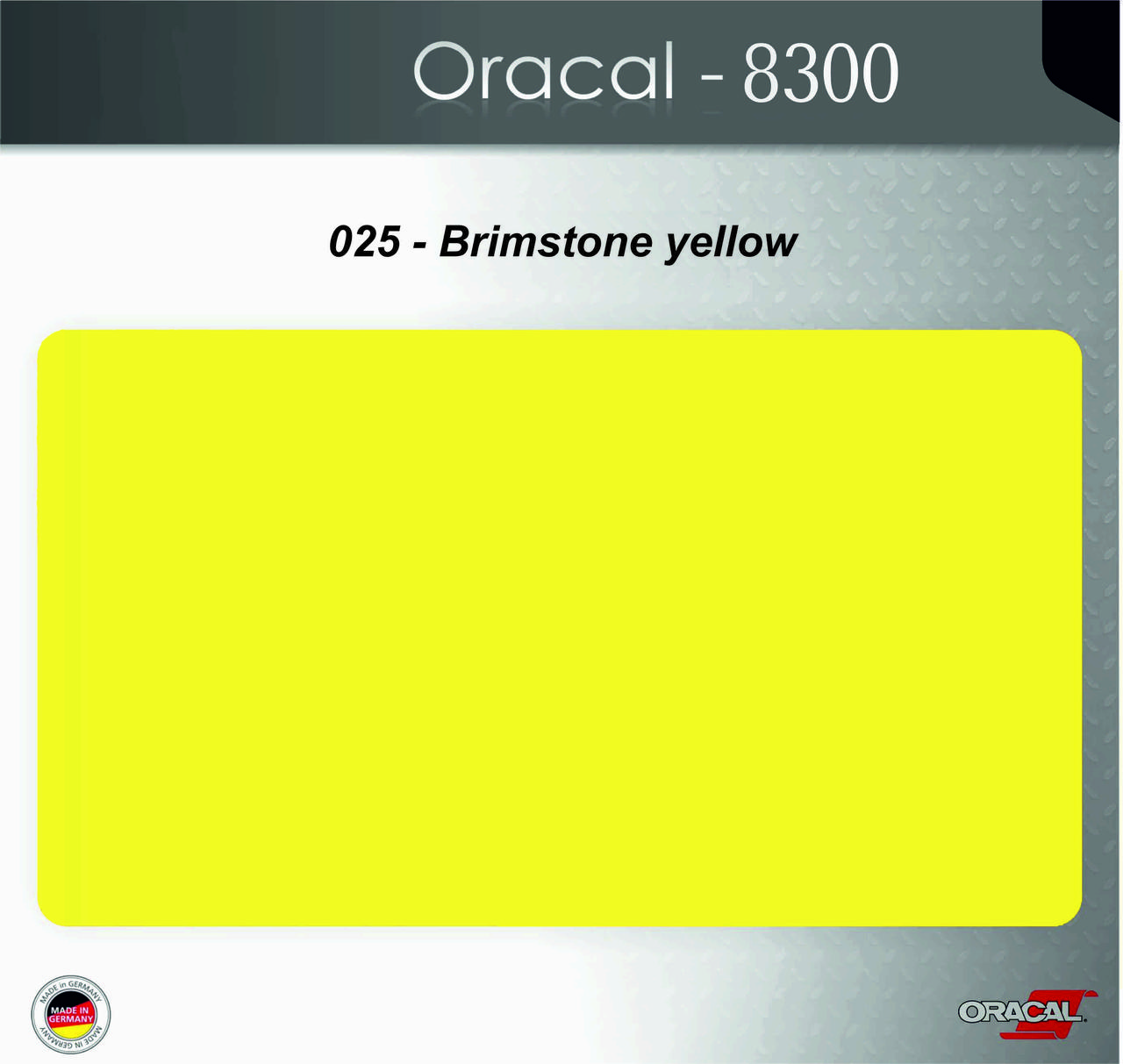 Оракал 8300/серно-желтый (025)