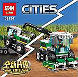 Конструктор Аналог LEGO City 60223 LEPIN Cities 02134 Транспортировщик для комбайнов  401 дет, фото 5