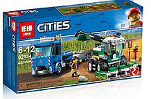 Конструктор Аналог LEGO City 60223 LEPIN Cities 02134 Транспортировщик для комбайнов  401 дет