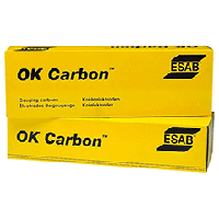 Угольный электрод OK Carbon DC Jointed, 10x430