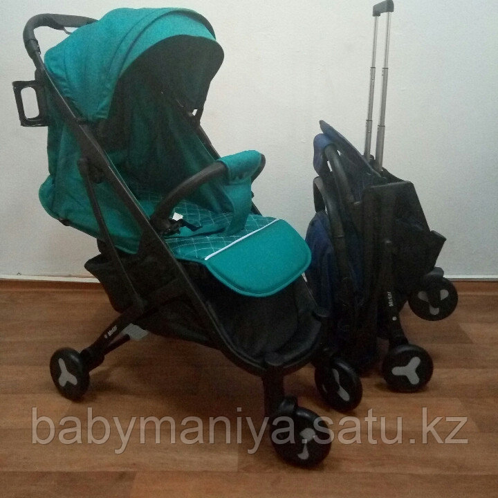 Коляска прогулочная Mstar (Baby Grace) Бирюза