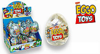 Яйцо с карамелью и игрушкой Eggo Toys (12 шт в упаковке)