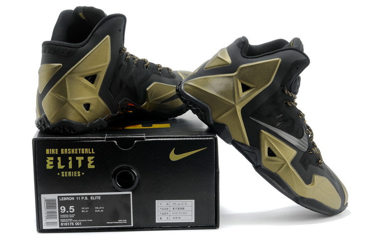 Баскетбольные кроссовки Nike LeBron 11 (XI) Gold - фото 4 - id-p5488077