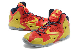 Баскетбольные кроссовки Nike LeBron 11 (XI) Elite красное золото, фото 2